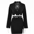 Suit Female Fashion Sexy Hot Girl Small Suit Slightly Slit Strap Short Skirt